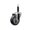 Service Caster 3.5'' SS Thermoplastic Rubber Wheel Swivel 3/4'' Expanding Stem Caster SCC-SSEX20S3514-TPRB-34 - alternate 1